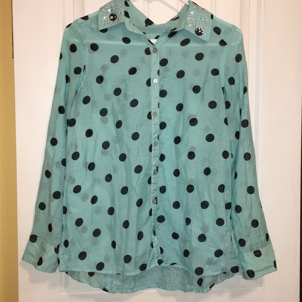 Girls Justice Button Up